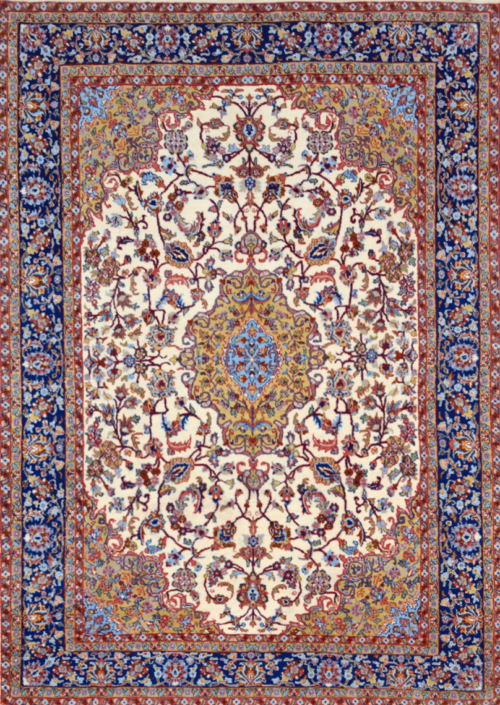 Neel Ivory Handknotted Carpet